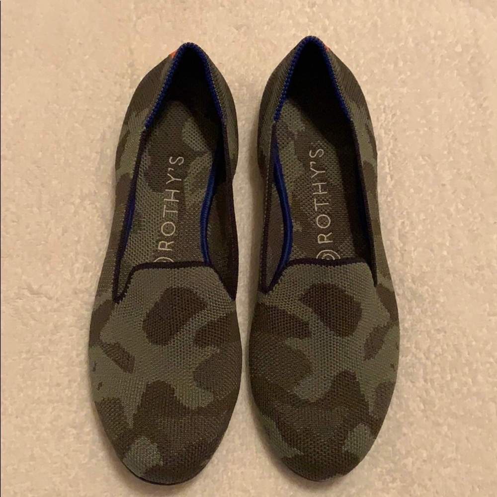 Authentic Olive Camo Rothy’s